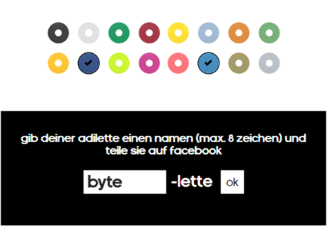 customized adiletten