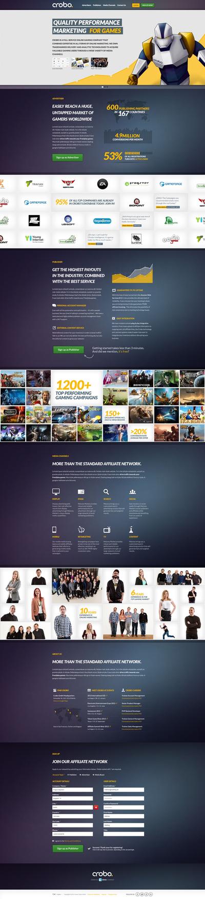 Crobo Design Website